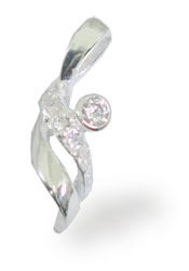 brooch silver 925 wholesale jewelry cz stone